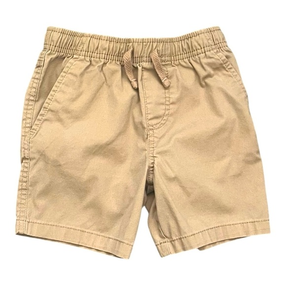 Wonder Nation casual school tan/beige drawstring shorts pockets elastic waist XS - Picture 2 of 9